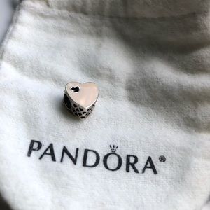 Pandora Pink Hearts Charm